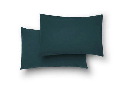 Наволочки варений бавовна перкаль L1nkstudio Teal 50х95см(2шт) p_s_k_25038 фото