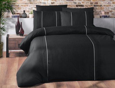 Комплект Deluxe Ranforce RDLX-146 Elegant Black RDLX-146-Elegant-Black-Євро фото