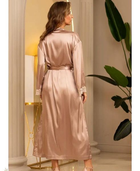Женский длинный шелковый халат Mia-Amore "Даниель" 3879 Mia-Amore_3879_2XL/3XL фото