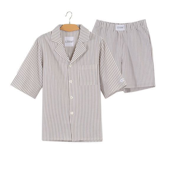 Піжама unisex Lotus Home - City Shorts коричневий XS svt-2000022354042 фото