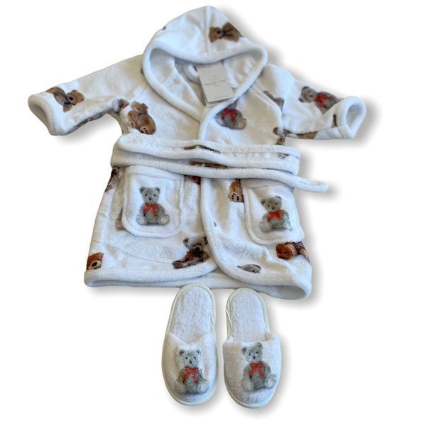 Детский халат Maison D'or Tobi Junior White хлопок Tobi-Junior-White-4 фото