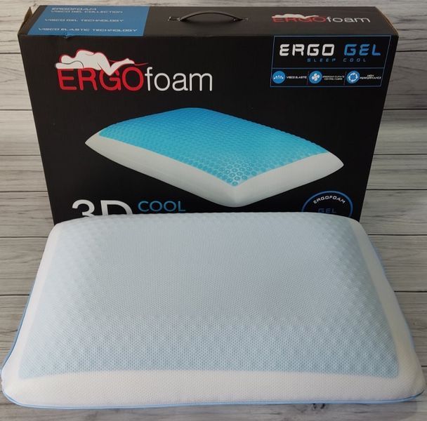 Подушка с охлаждающей гелевой вставкой Ergo foam Gel Турция Sul-4305 фото