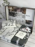 Poplin Kares постіль з поплин Євро розмір Romeo home Туреччина Sul-6039 фото