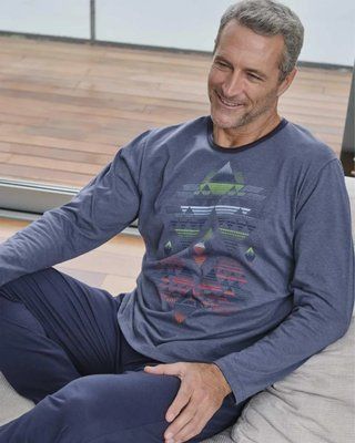 Мужская пижама Massana хлопок P731327 p_s_k_P731327 S фото