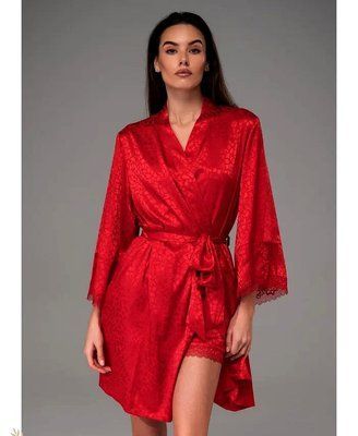 Женский красный халат Джоанна 7313-2 Mia-Amore L/XL Mia_7313-2_L/XL фото