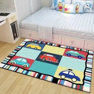 Дитячий килим безворсовий Homytex Colors cars HT-85705 фото