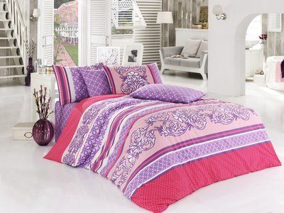 Комплект постільної білизни Class бязь Bardic v1 Fusya 200x220 Clas_01007801 фото