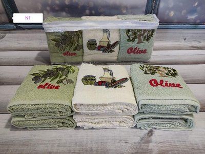 Mame Alivka 6 шт/уп Кухонные полотенца ПВХ упаковка Sul-4005 фото