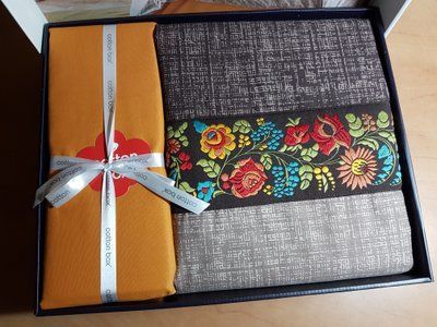 Комплект постільної білизни Cotton Box Folk Art Vizon Cbox_010077583 фото