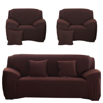 Комплект Чохол на диван + 2 крісла Еластичний Біфлекс Homytex Ht-183053 фото