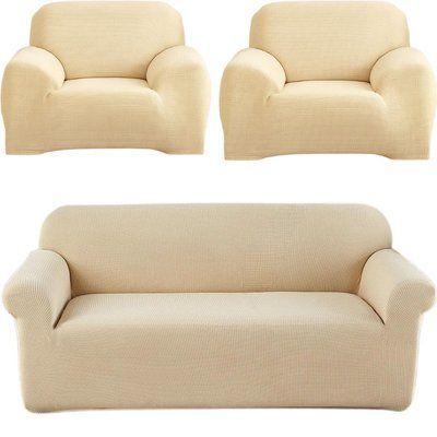 Набор чехлов на диван+2 кресла трикотаж жаккардовый Homytex Ht-183018-1 фото