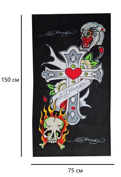 Пляжний рушник ED hardy Sul-10055 фото