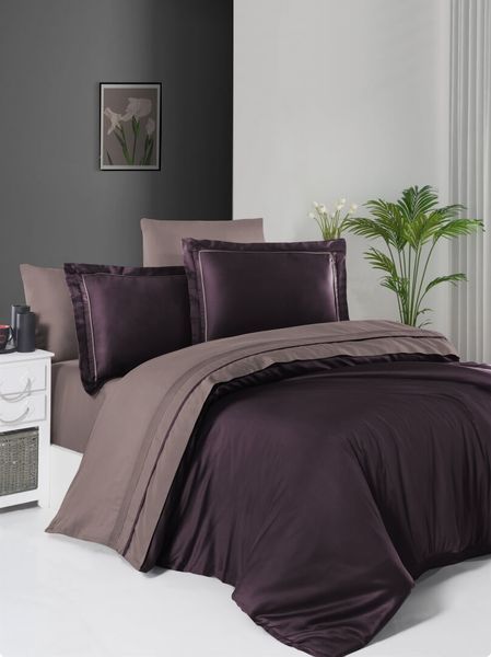 Комплект Deluxe SATIN S-406 Serenity Purple & Lilac S-406-Serenity-Purple-&-Lilac-Євро фото