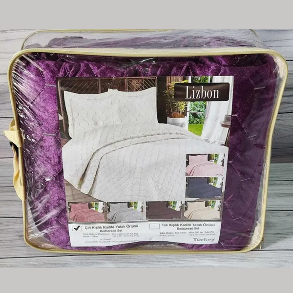 Велюрове покривало + 2 наволочки Miss Bella Avangart sulMb-3287402 фото