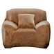 Захисний чохол на крісло Diana Textile Plush Velvet 90-140 см al2045-1-seater-90-140-brown фото