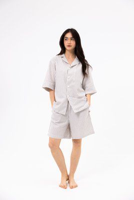 Піжама unisex Lotus Home - City Shorts коричневий M svt-2000022354066 фото