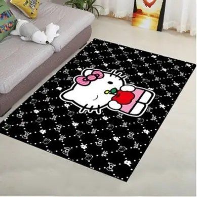 Коврик в детскую комнату безворсовый Homytex Hello Kitty HT-85686 фото