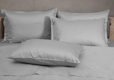 Наволочка LUXURY LINENS набор 70x70 LIGHT GRAY 100%египетский хлопок luli33199 фото