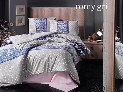 Постільна білизна romy gri 200x220 Altinbasak m019235 фото