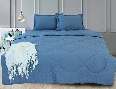 Комплект постельного белья с одеялом TAG Elegant Blue Grey Odleto-007 фото