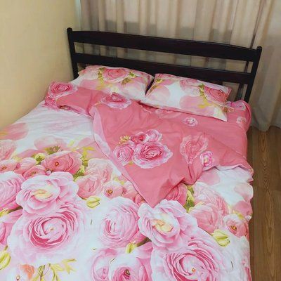 Постільна білизна Сатин Dom Cotton "Півонії" d-c5372v фото