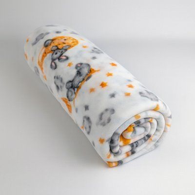 Плед легкий флісовий Місячна казка 150x200 см Love You loveyouhome_LY9104 фото