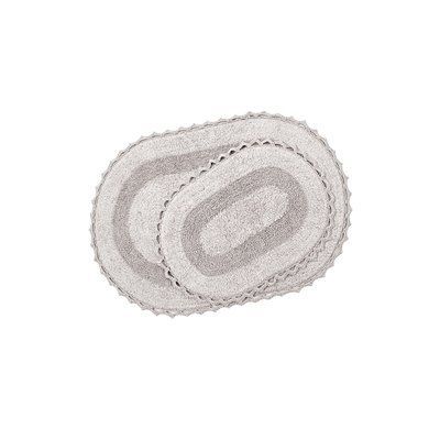 Набор ковриков Irya - Vermont a gri светло-серый 60x90+40x60 svt-2000022237871 фото