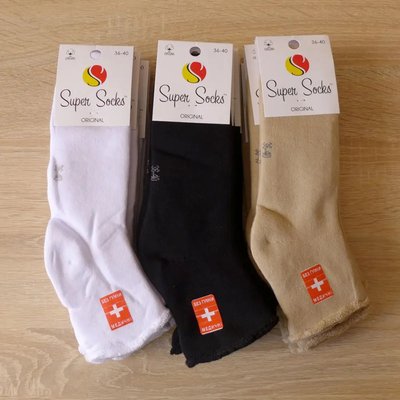 Шкарпетки жіночі махрові Super Socks без гумки р. 36-40 (1 пара) d-c5622v фото