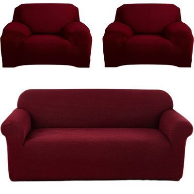 Набор чехлов на диван+2 кресла трикотаж жаккардовый Homytex Ht-183017-1 фото