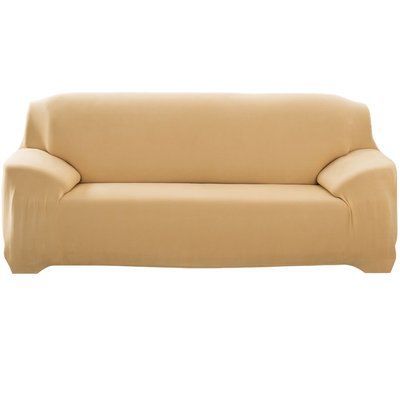 Велюровый чехол на большой 5-местный диван Diana Textile, Бежевый, 310х350 см al2045-5-seater-310-350-beige фото