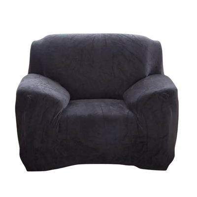 Защитный чехол на кресло Diana Textile Plush Velvet al2045-1-seater-90-140-dark-grey фото