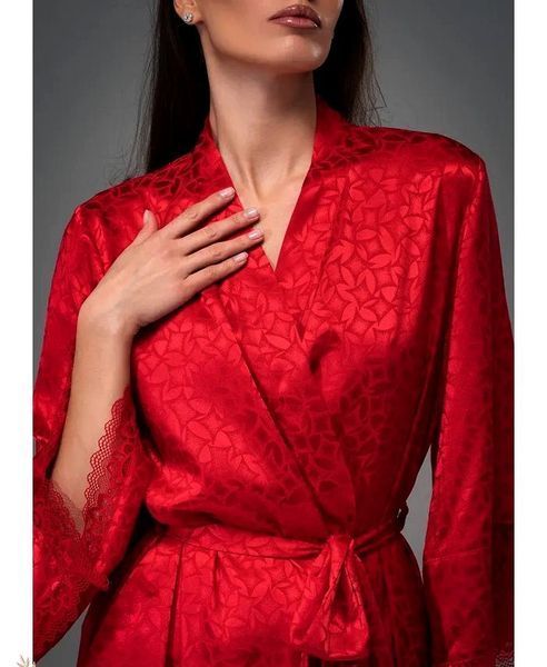 Жіночий червоний халат Джоанна 7313-2 Mia-Amore 2XL/3XL Mia_7313-2_2XL/3XL фото