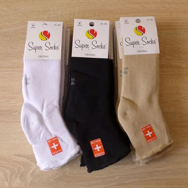 Носки женские махровые Super Socks без резинки р. 36-40 (1 пара) d-c5622v фото