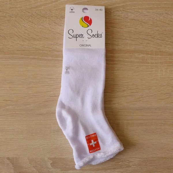 Шкарпетки жіночі махрові Super Socks без гумки р. 36-40 (1 пара) d-c5622v фото