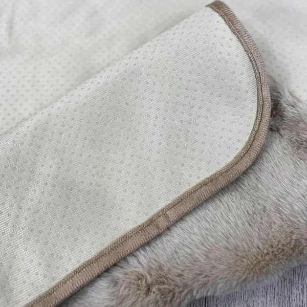 Мягкая накидка для дивана меховая Diana Textile 1 шт al-Coffee-160 фото