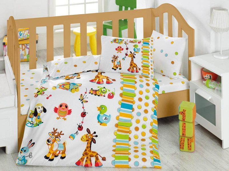 Комплект постельного белья для новорожденных Cotton Box Oyun Bahcesi 100x150 Cbox_08007741 фото