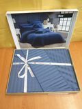 Постельное белье Satin Strip 200х220 (ТМ ZERON) LACIVERT Турция 20298 фото