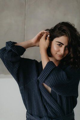 Халат пикейный Home Me 100% хлопок luli0184811R фото