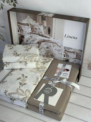 Poplin Linens постель из поплин Евро размер Romeo home Турция Sul-6042 фото