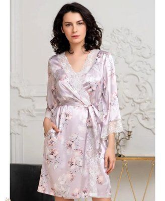 Женский халат Mia-Amore seline 3713 Натуральный шелк seline3713-XXL/XXXL фото