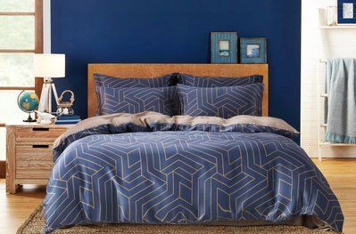 Комплект постільної білизни LUXURY LINENS Denver Тенсел Двоспальні luli3000012 фото