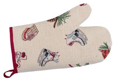 Рукавиця кухонна гобеленова EDEN1158 Limaso, 17x30, Новорічний, Без люрексу, 75% поліестер, 22% бавовна, 3% акрил, Гобелен lim_EDEN1158-RK фото