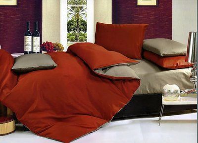 Постільна білизна Almira Mix сатин-преміум Винний + ПОРОХ ДС-03 am-ДС-03-150150 фото