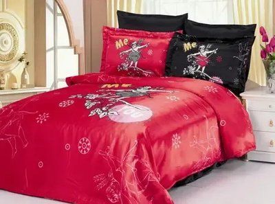 Постельное белье атлас евро Le Vele ARROW RED 0107.SAL.00.00.000.02.185 фото