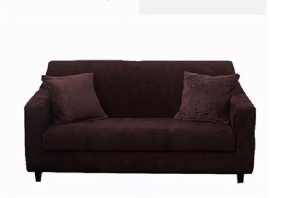 Защитный чехол на трехместный диван Diana Textile Plush Velvet 190-230 см al2045-3-seater-190-230-coffee фото