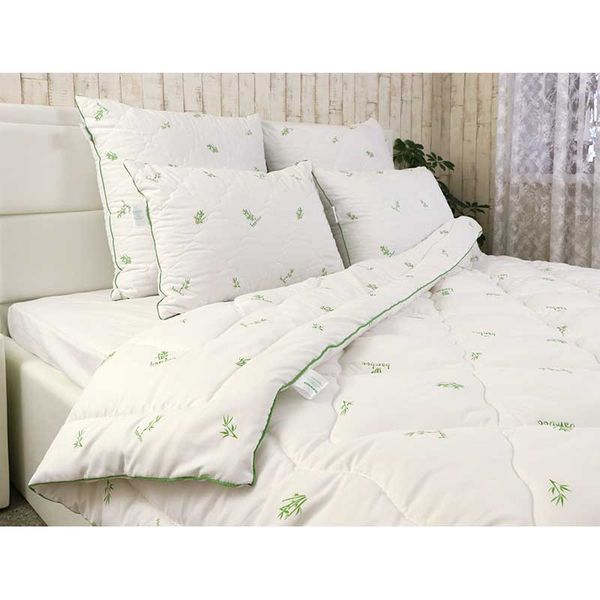 Бамбукова зимова ковдра Bamboo Style біла 140х205 см 321.52_Bamboo Style фото