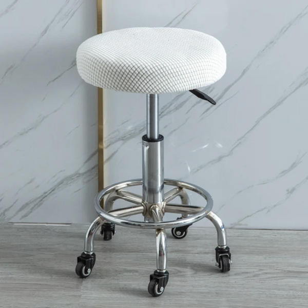 Круглий чохол на стілець Diana Textile Round Chair Ø 28-40 см al4512White фото