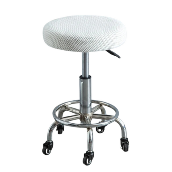 Круглий чохол на стілець Diana Textile Round Chair Ø 28-40 см al4512White фото