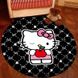 Коврик в детскую комнату безворсовый круглый Homytex Hello Kitty HT-85687 фото 1