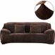 Захисний чохол на тримісний диван Diana Textile Plush Velvet 190-230 см al2045-3-seater-190-230-coffee фото 1